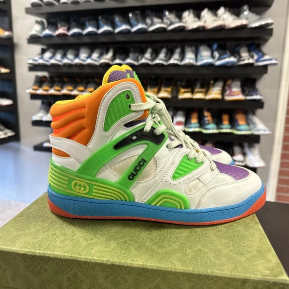 Gucci Demetra Basket High Top Men 7 - Picture 3 of 5